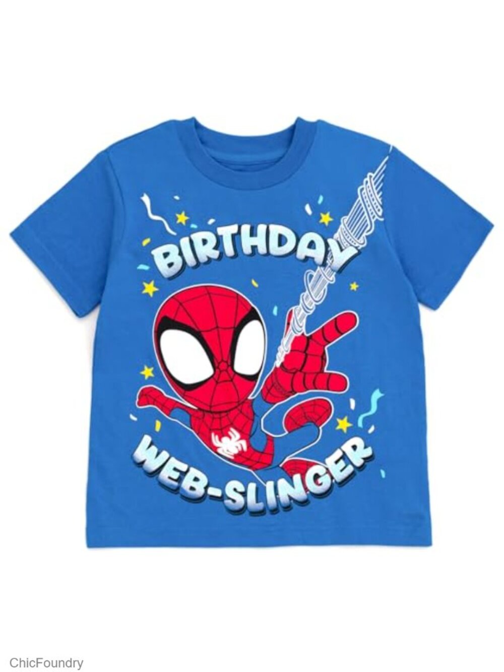 Marvel Boys Spider-Man Graphic Tee 100% Cotton Short Sleeve